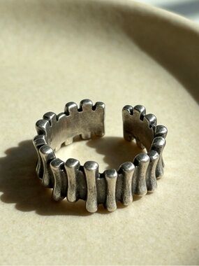 925 Sterling Silver Chunky Statement Ring
